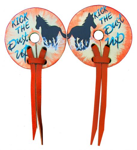 " Kick the Dust Up" Leather Bit Guards