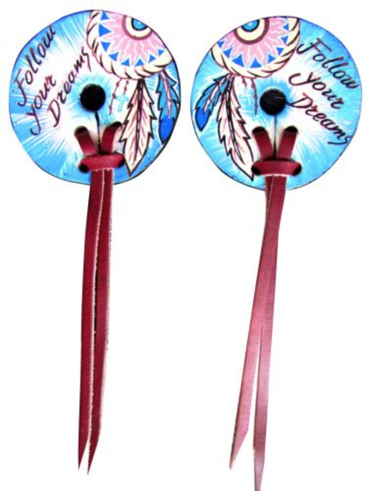 'Follow Your Dreams' Leather Bit Guards