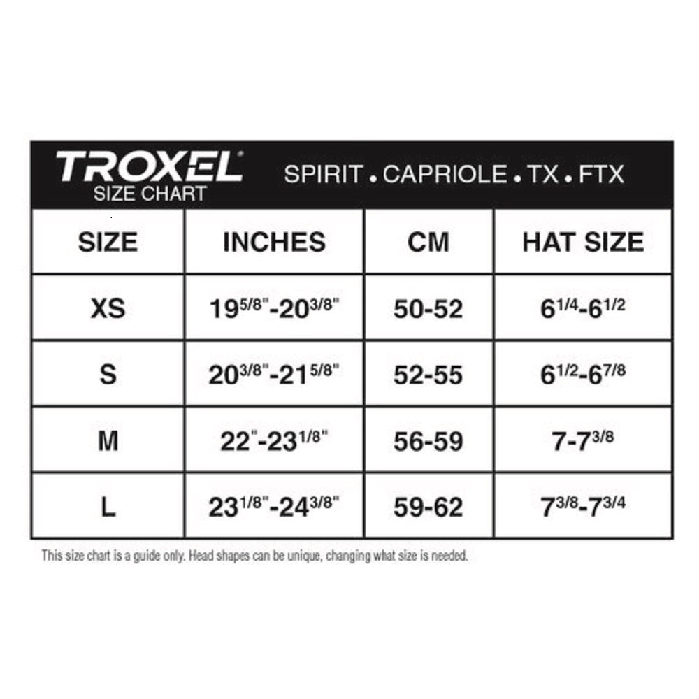 Troxel Spirit Black Duratec Riding Helmet