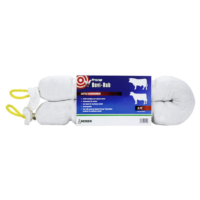 Prozap Bovi-Rub 5 ft. Back Rubber