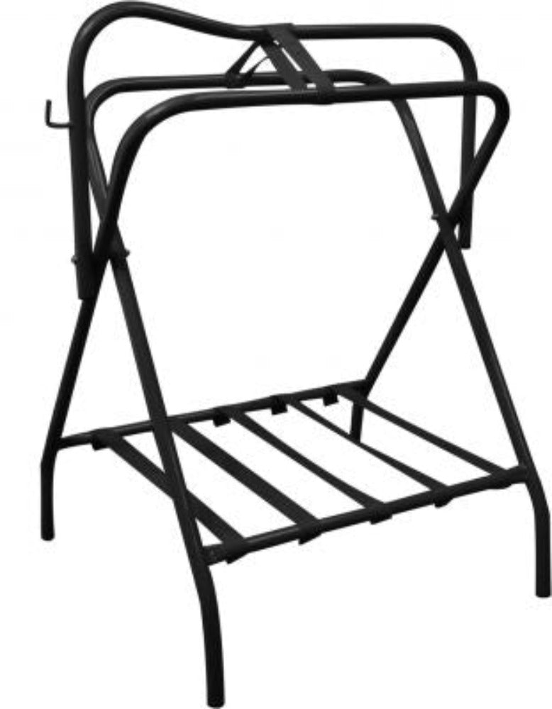 Folding Travel Trailer Western English Saddle Rack Stand