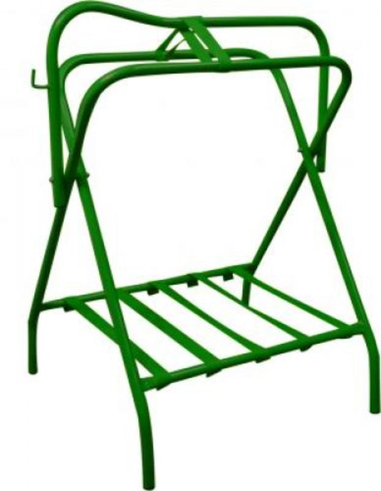 Folding Travel Trailer Western English Saddle Rack Stand