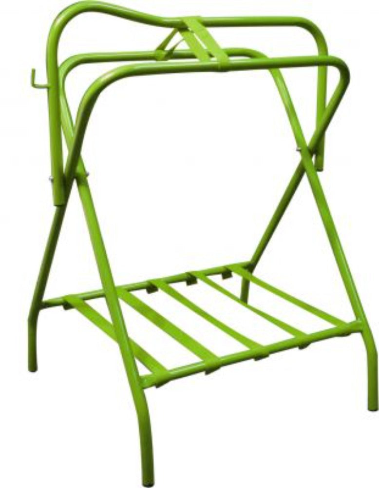 Folding Travel Trailer Western English Saddle Rack Stand