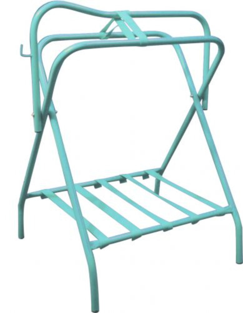 Folding Travel Trailer Western English Saddle Rack Stand