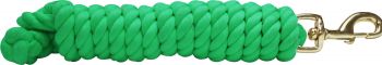 10' Soft Cotton Lead Rope w/ Brass Snap