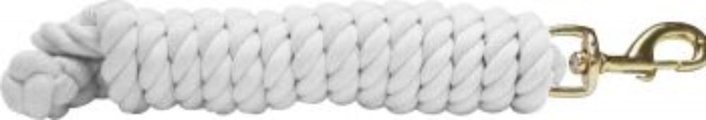 10' Soft Cotton Lead Rope w/ Brass Snap