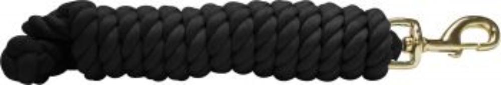 10' Soft Cotton Lead Rope w/ Brass Snap