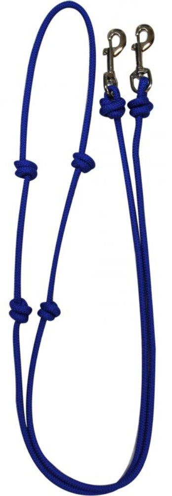 Knotted barrel reins