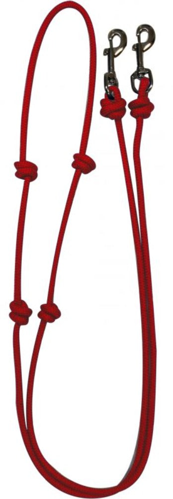 Knotted barrel reins