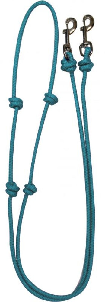 Knotted barrel reins