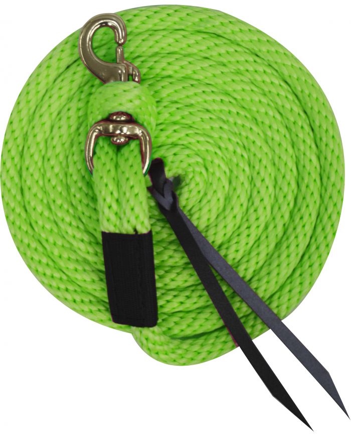 Poly Lead Rope w/ Removable Brass Snap