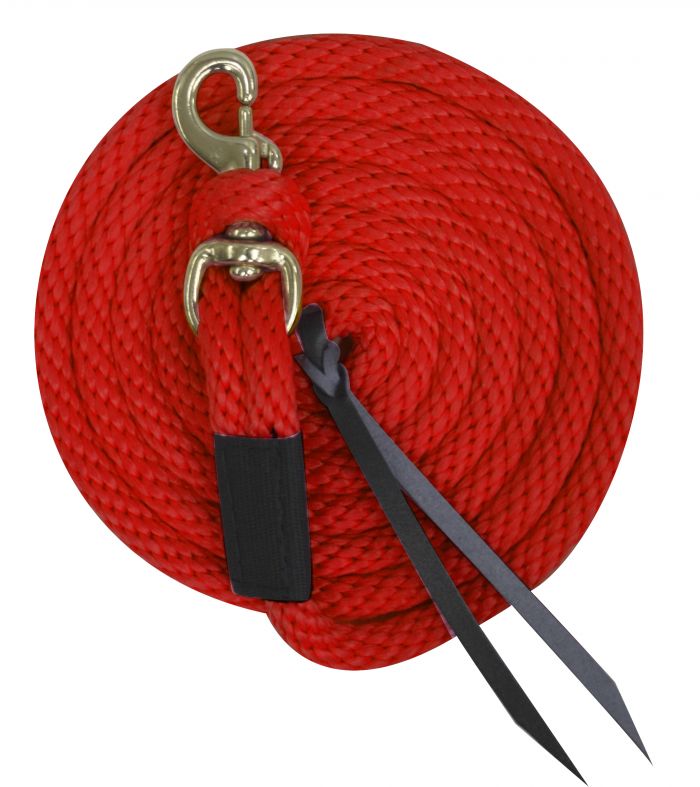 Poly Lead Rope w/ Removable Brass Snap