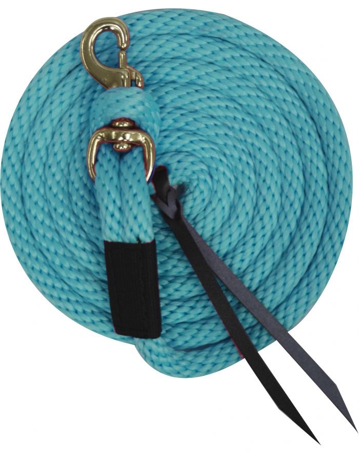 Poly Lead Rope w/ Removable Brass Snap