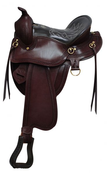 Round Skirt Doubled T Gaited Saddle