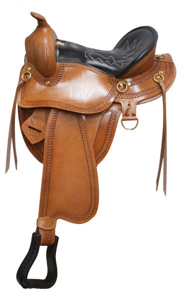 Round Skirt Doubled T Gaited Saddle