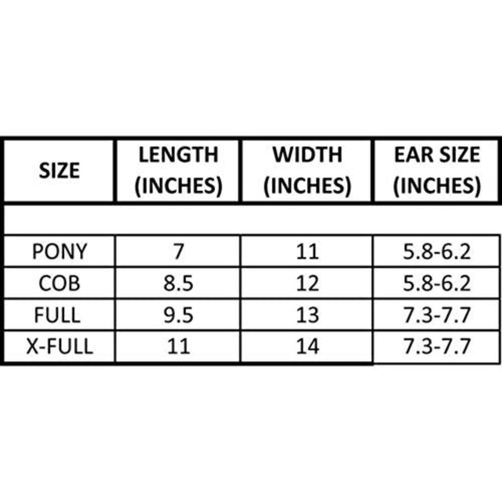 Legacy White Crochet Horse Fly Veil, 3 Sizes