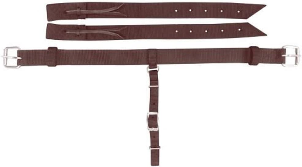 Pony 1.5" Wide Nylon Back Cinch w/ Roller Buckles