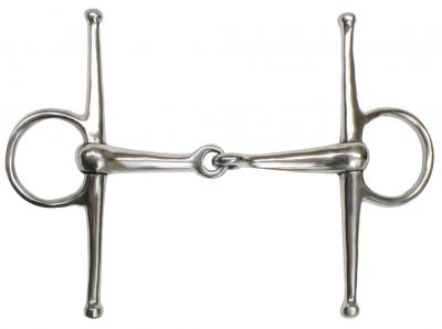 Showman Stainless Steel Full Cheek Snaffle 5"