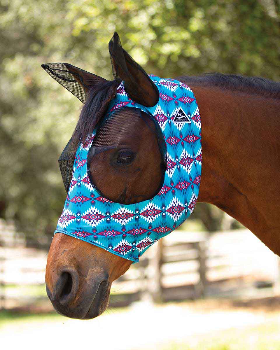 Professional's Choice Pony Cob Horse Lycra Fly Mask