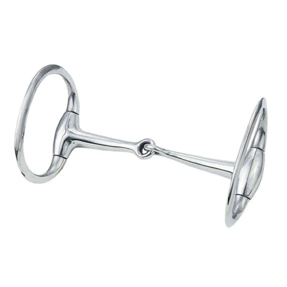 Draft 6" Eggbutt Snaffle Mouth Bit
