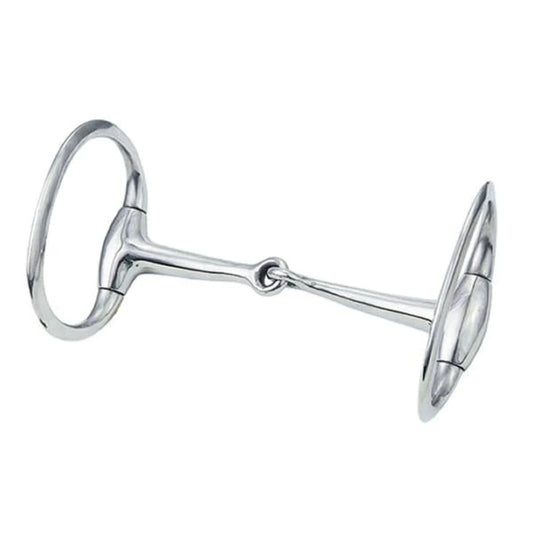 Draft 6" Eggbutt Snaffle Mouth Bit