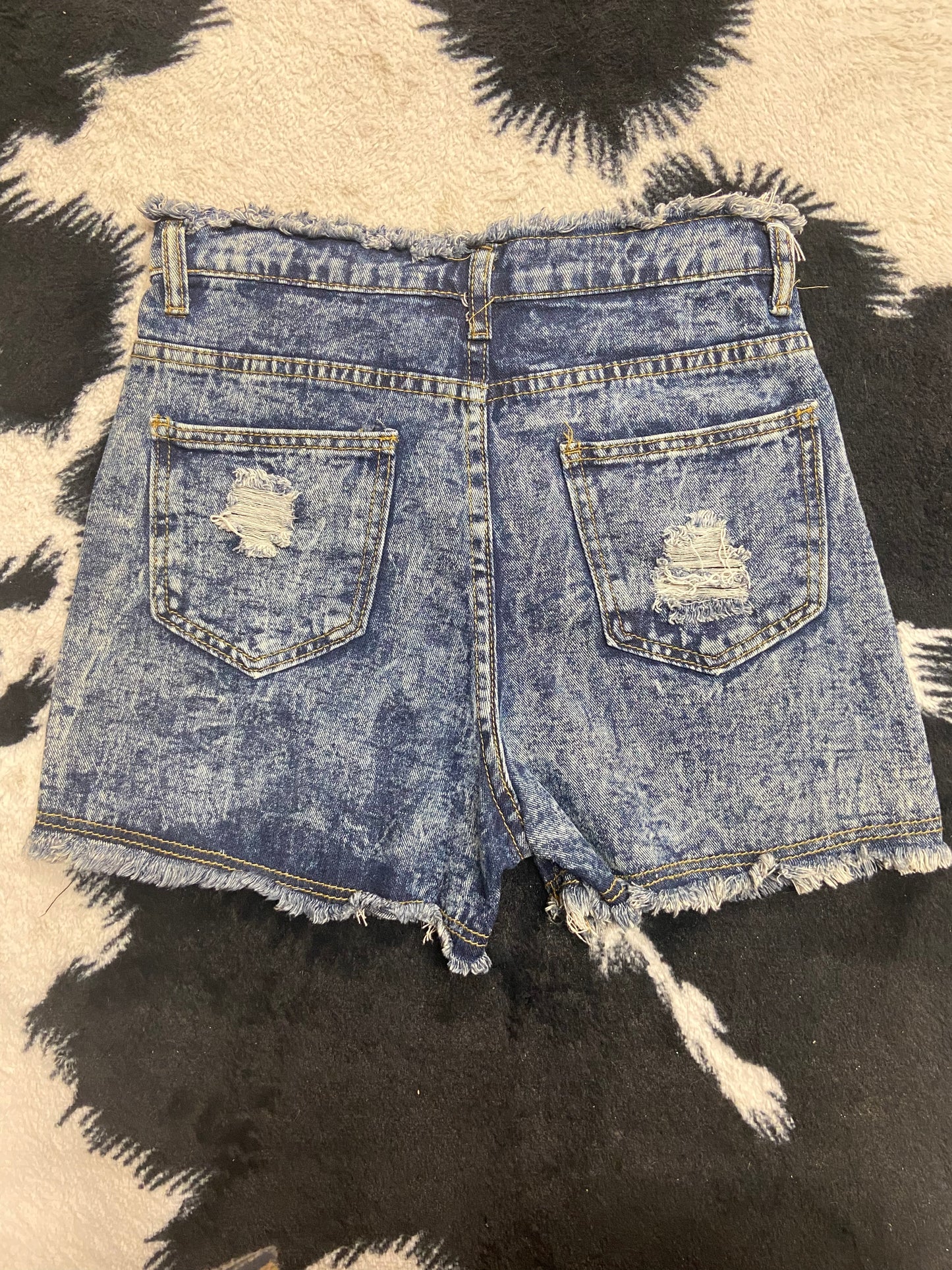 Women's Frayed Denim Shorts