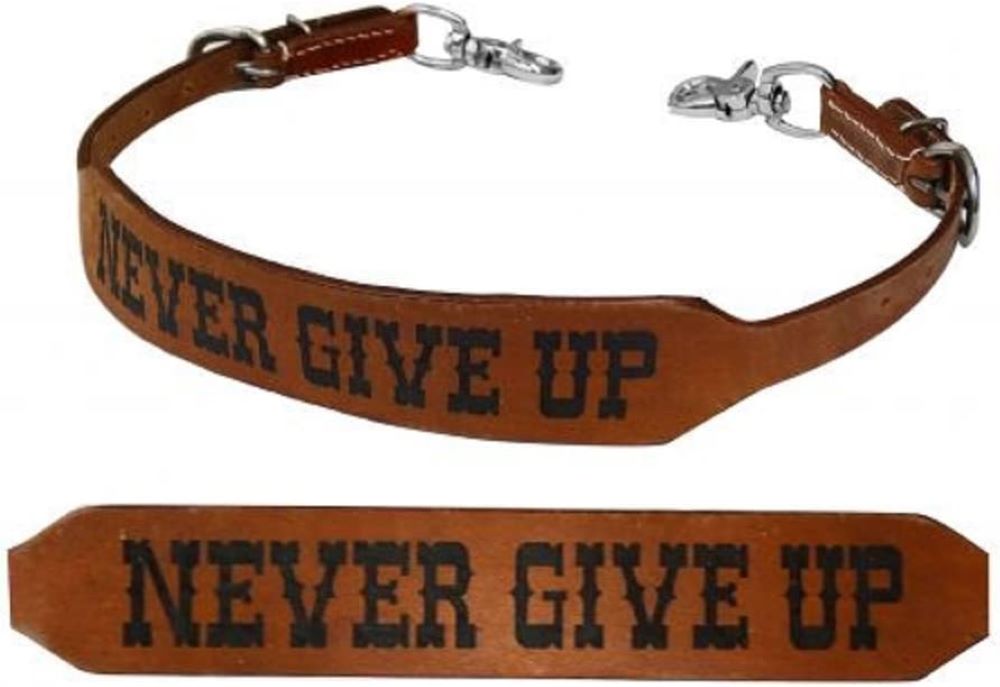 'Never Give Up' Wither Strap