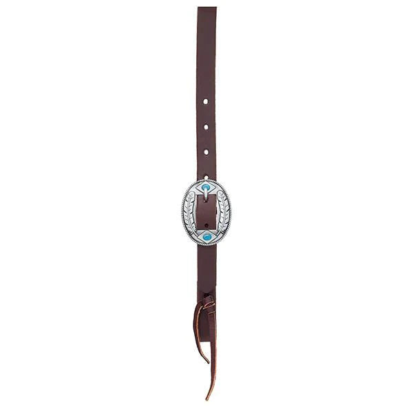 WORKING TACK FEATHER DESIGNER HARDWARE SLIDING EAR HEADSTALL
