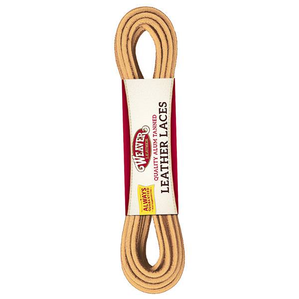 ALUM TANNED LEATHER LACE HANDY PACK, CHESTNUT, 1/8" X 72"
