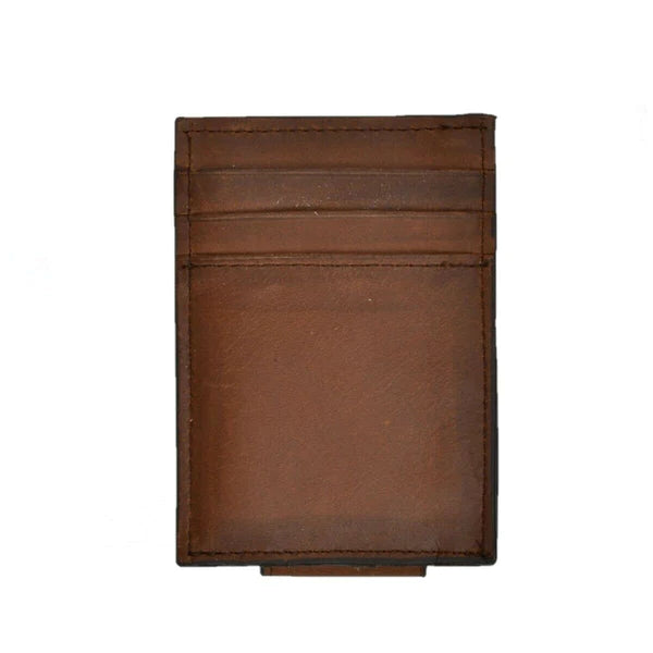 3D Belt Company Brown Leather Money Clip