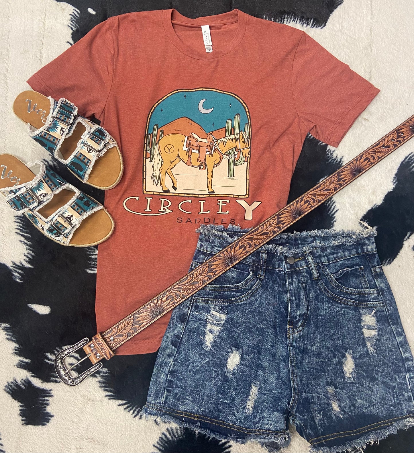 Women's Frayed Denim Shorts