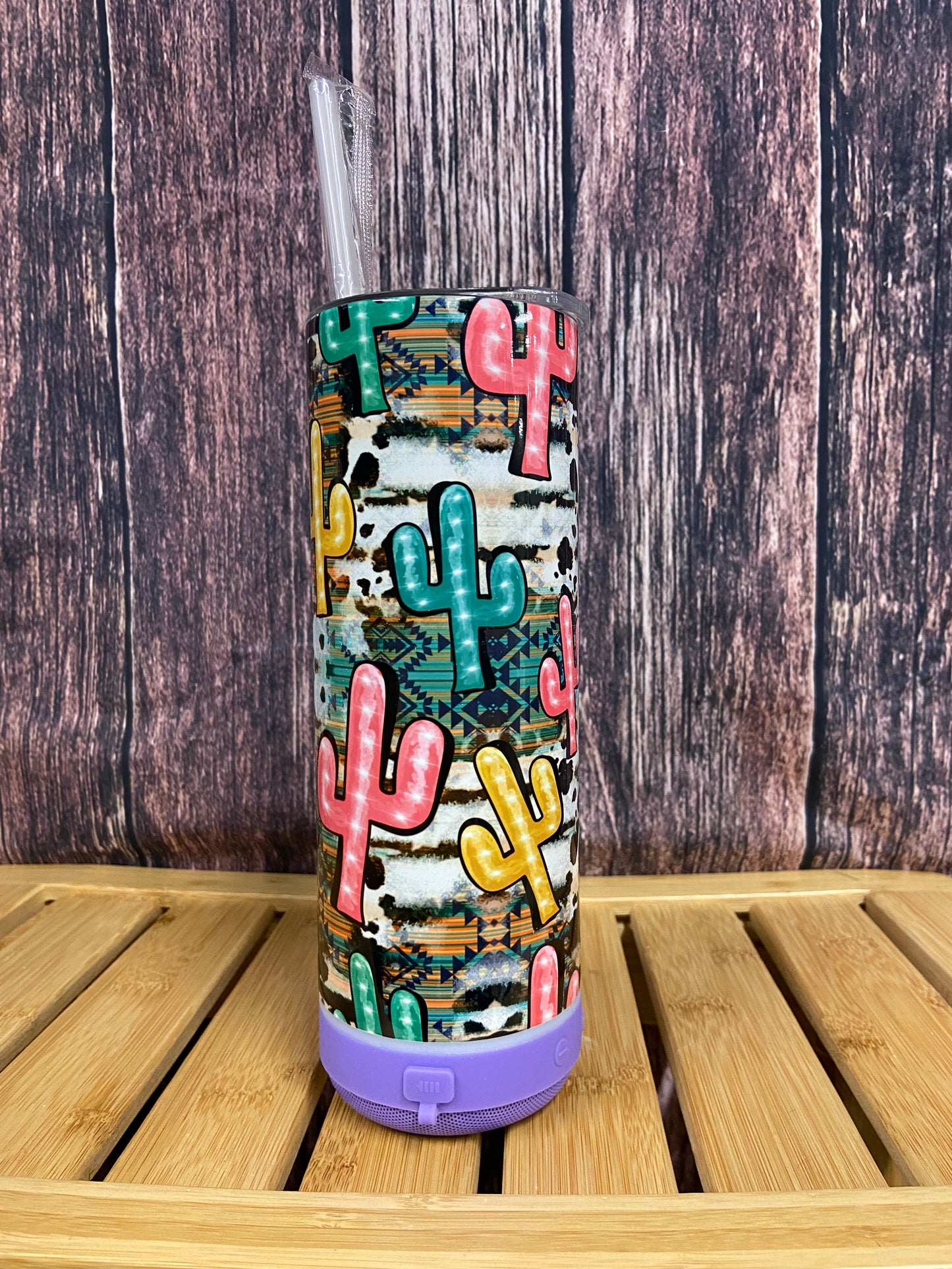 Tumbler 20oz Cup With Bluetooth Speaker