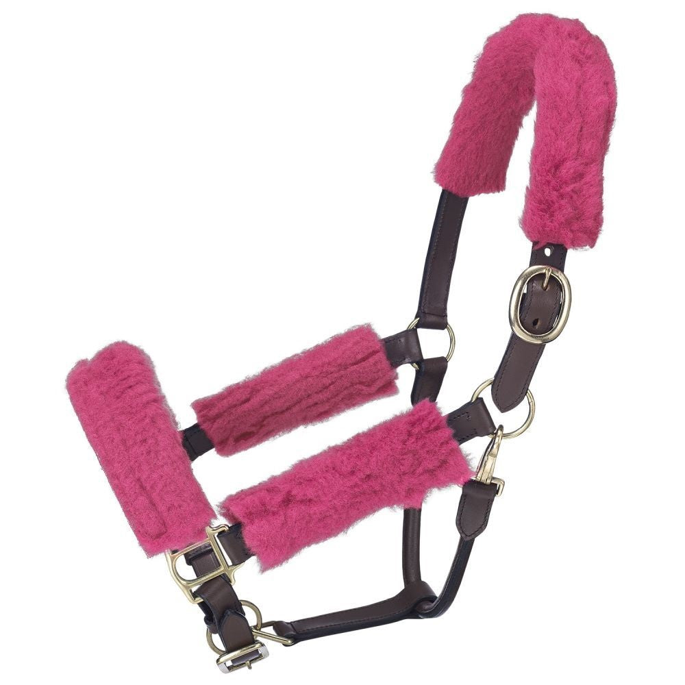 Tough-1 Horse size Fleece Halter Set