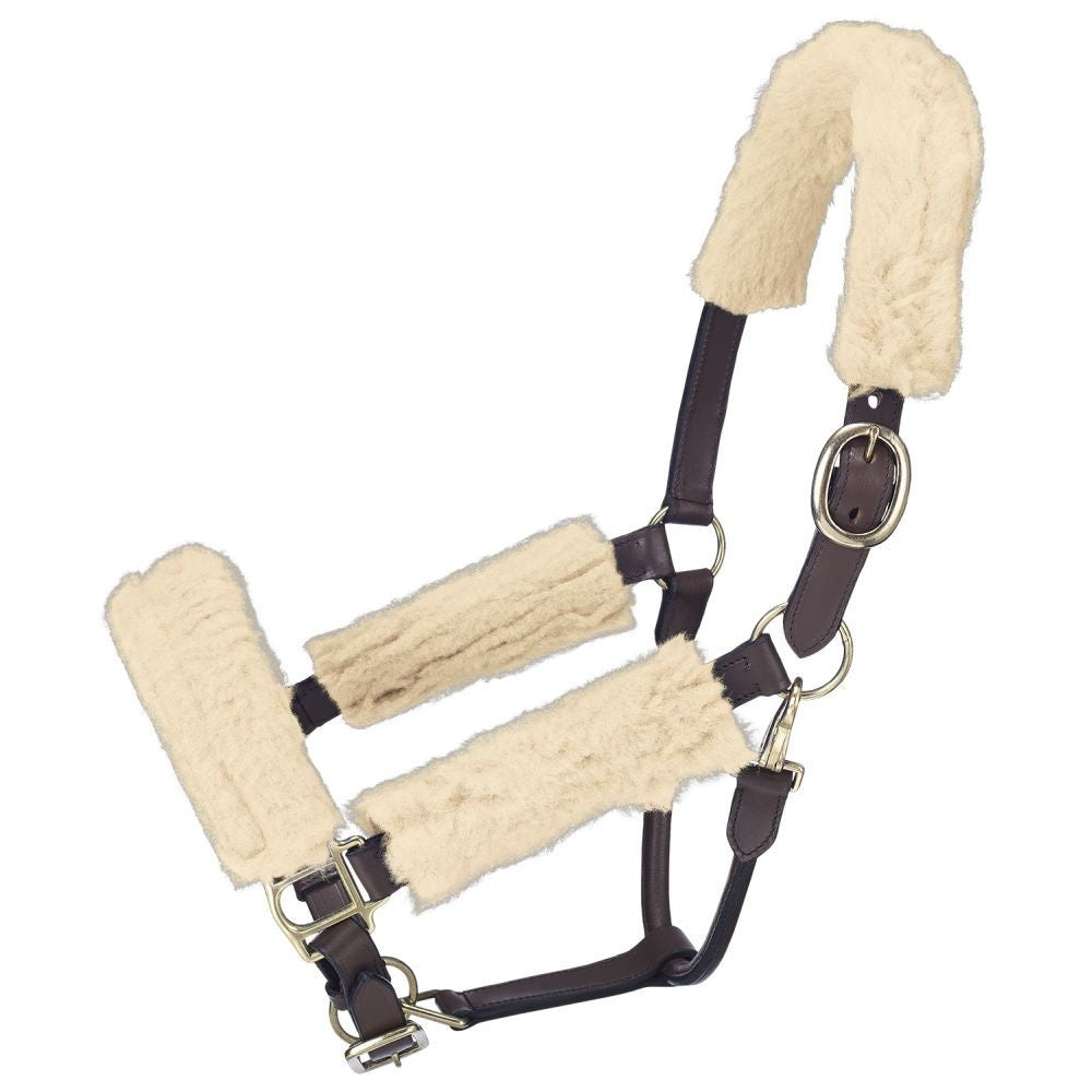 Tough-1 Horse size Fleece Halter Set
