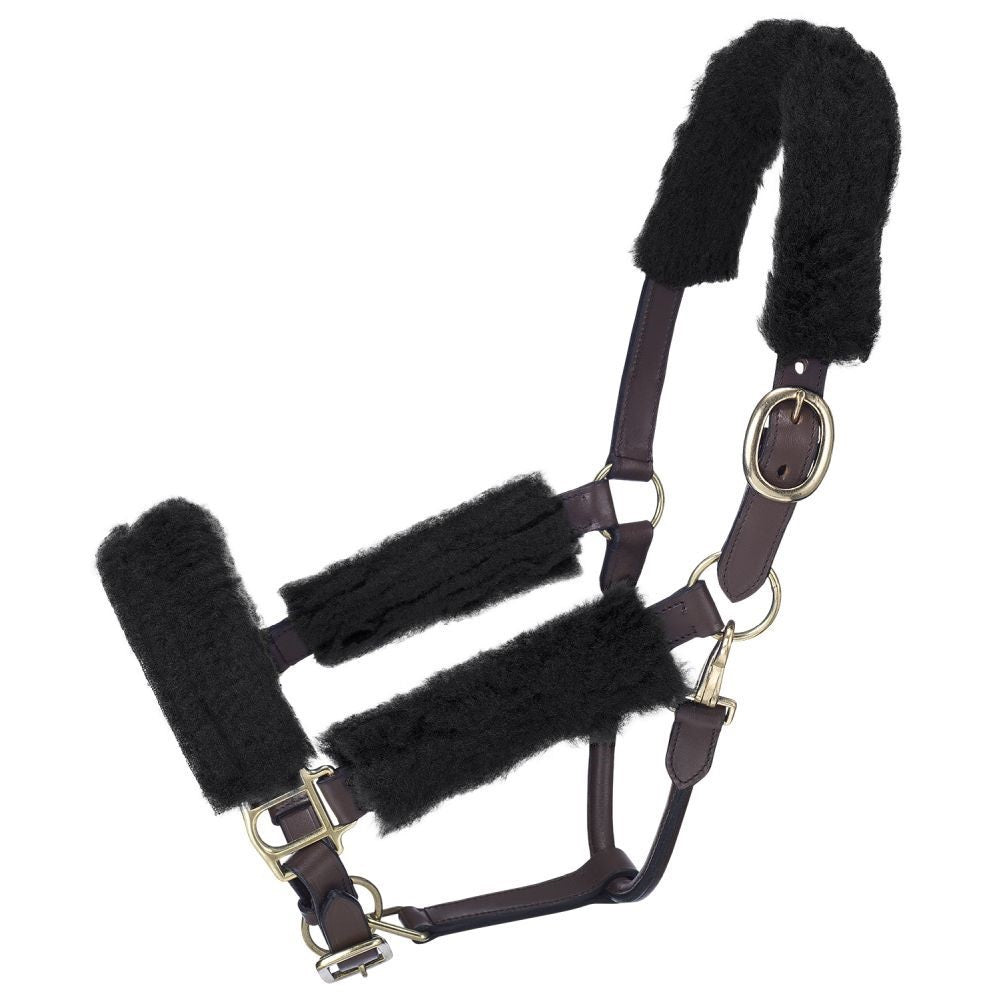 Tough-1 Horse size Fleece Halter Set