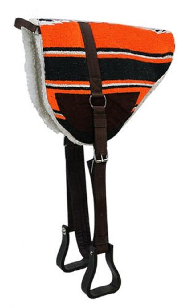 Showman Navajo Bareback Saddle Pad w/ Stirrups & Girth