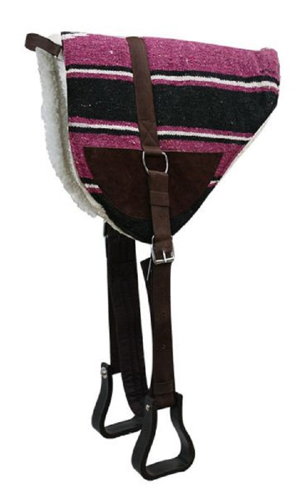 Showman Navajo Bareback Saddle Pad w/ Stirrups & Girth