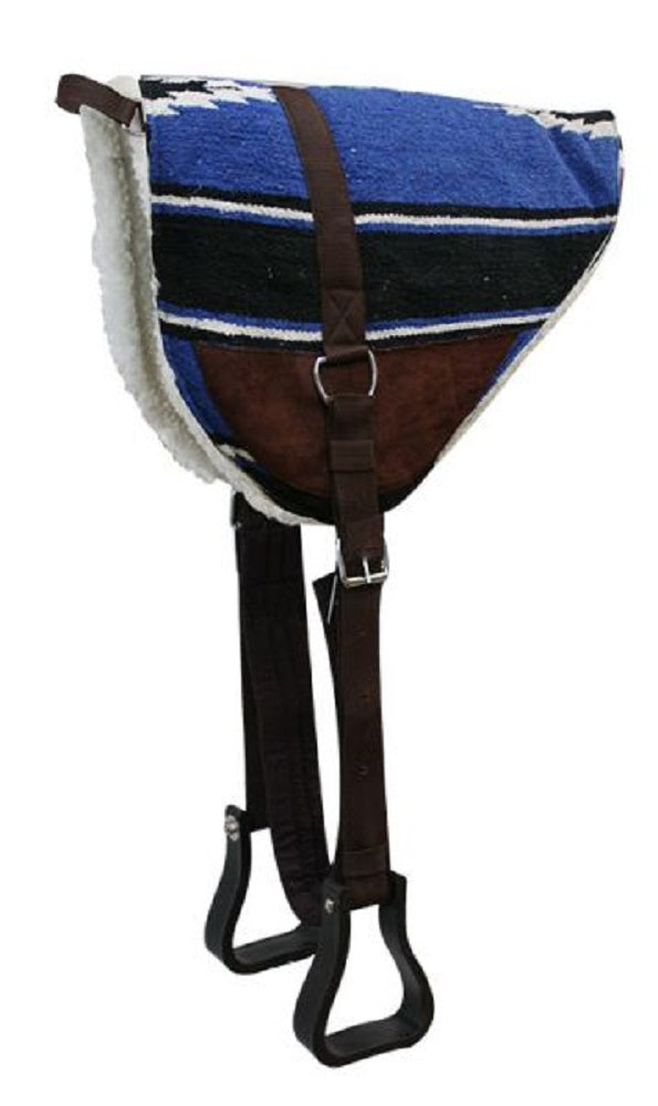 Showman Navajo Bareback Saddle Pad w/ Stirrups & Girth