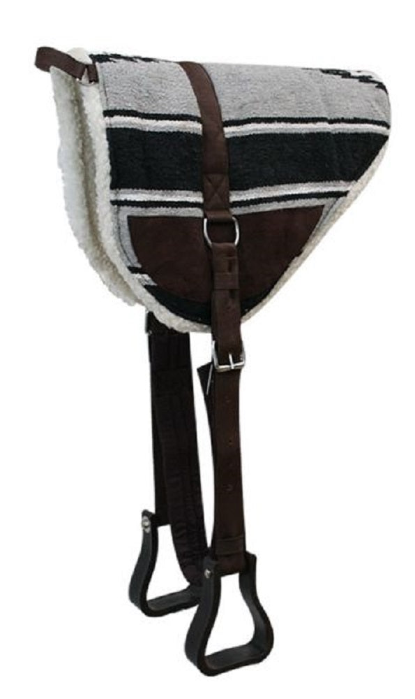 Showman Navajo Bareback Saddle Pad w/ Stirrups & Girth
