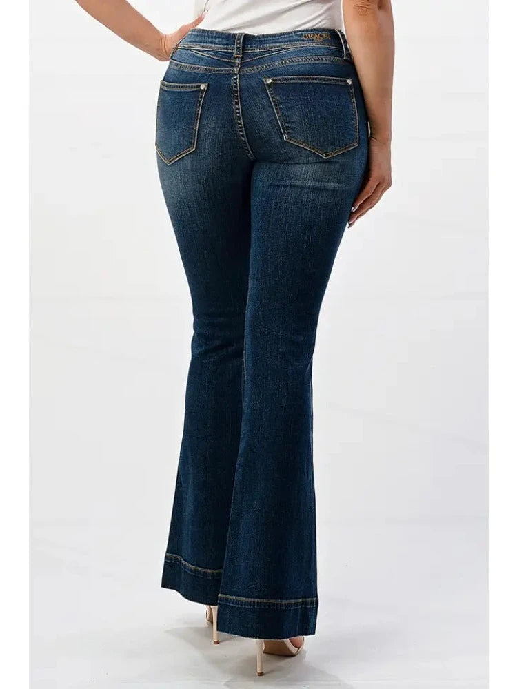 Women's Grace In LA Easy Fit Flare Jeans