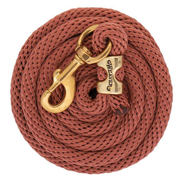 Poly Lead Rope with a Solid Brass Snap