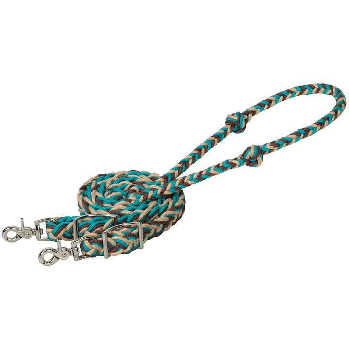 Weaver Leather Ecoluxe Flat Bamboo Braided Barrel Reins