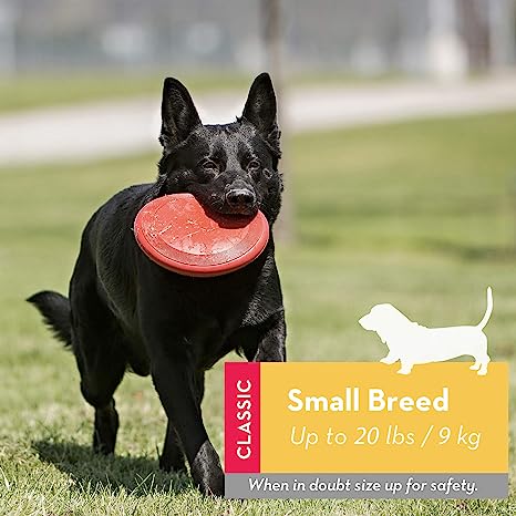 KONG Flyer Red Rubber Small or Large Frisbee Dog Toy