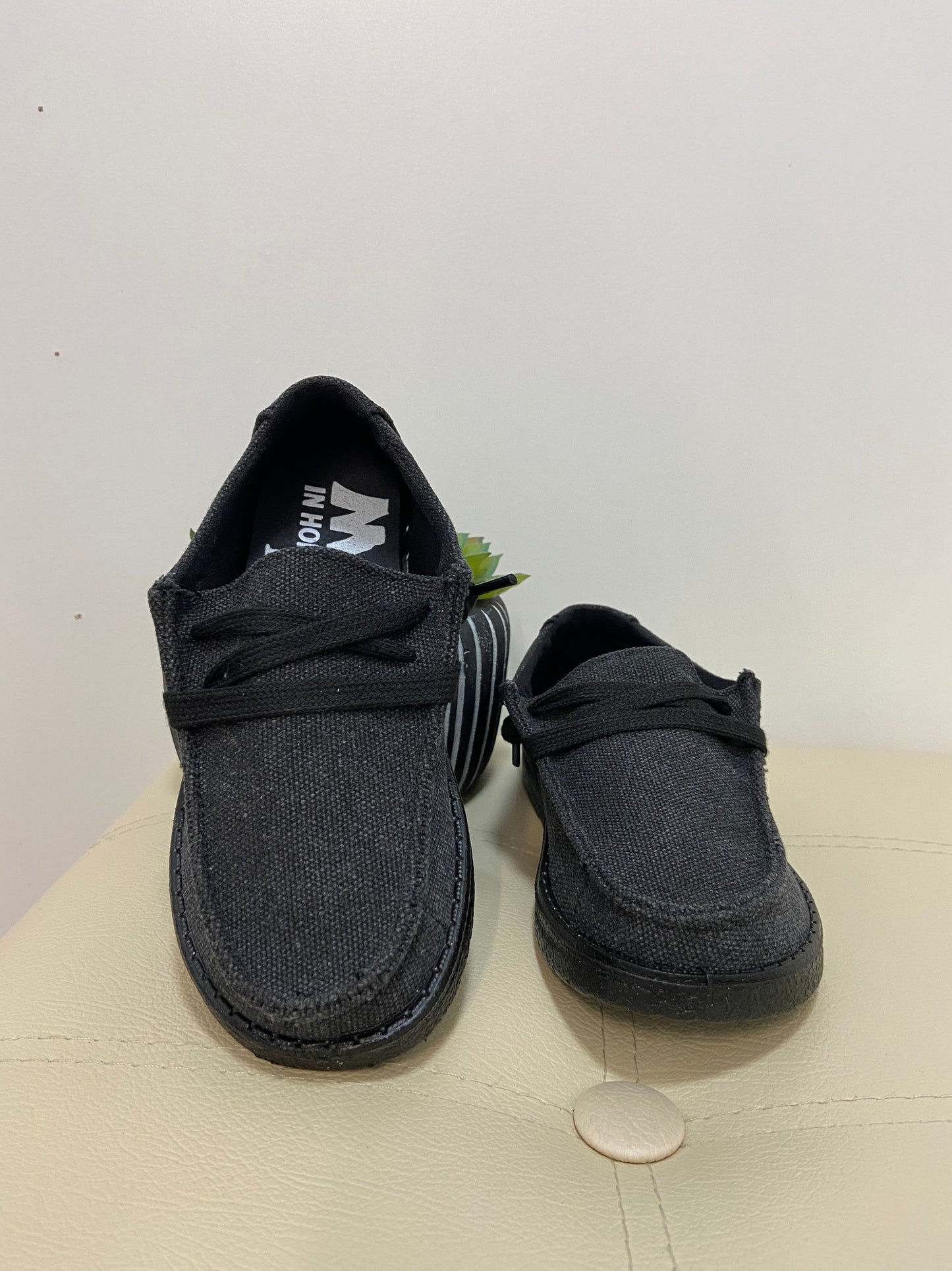 Boys Gypsy Jazz Cade Black Casual Shoe