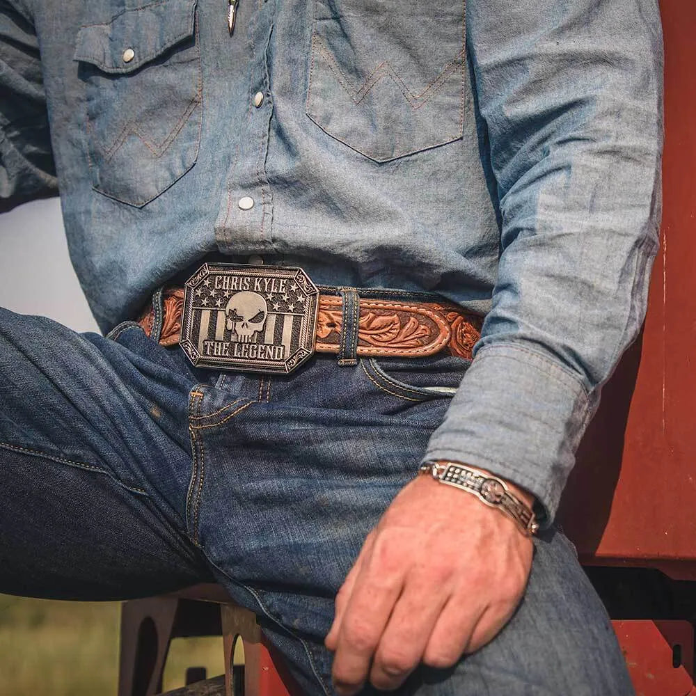 Montana Silversmith The Legend Chris Kyle Attitude Belt Buckle