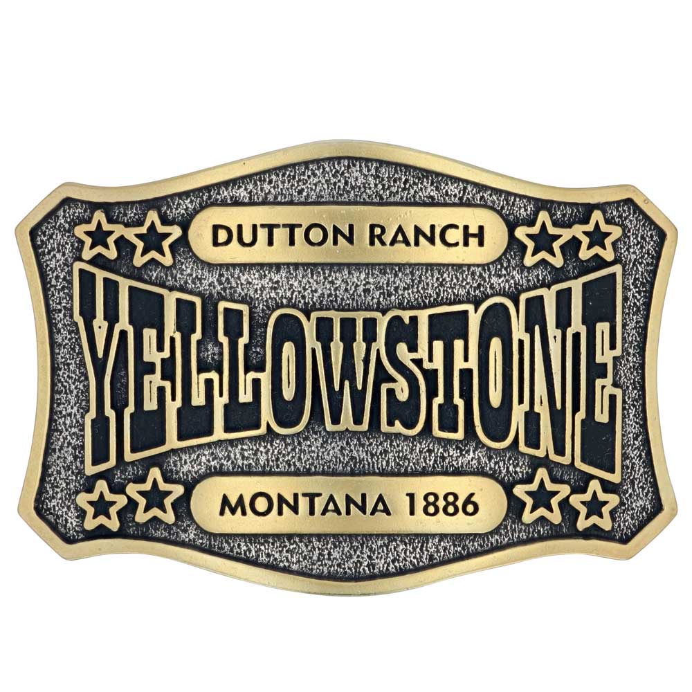 Montana Silversmiths 'DUTTON RANCH YELLOWSTONE MONTANA 1886'' BELT BUCKLE