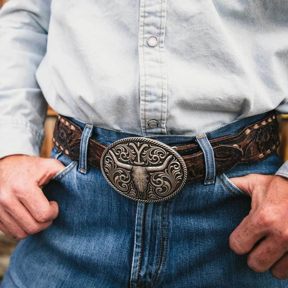 Montana Silversmith Strength of Yellowstone Attitude Buckle