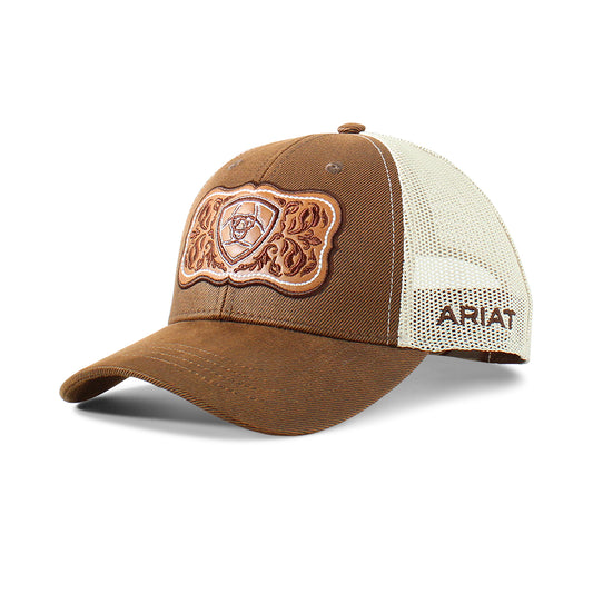 Women's Ariat Logo Hat w/ Floral patch