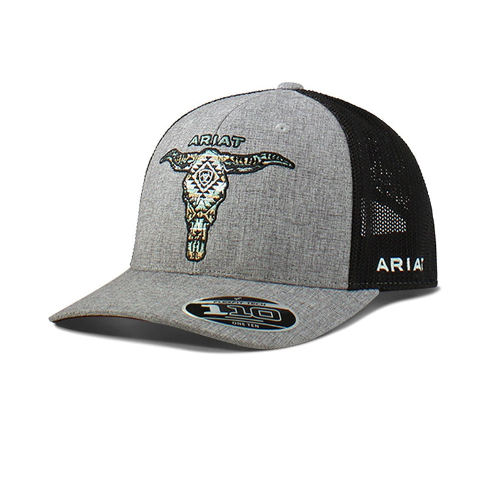 Men's Ariat Bull Skull Hat w/ Snapback