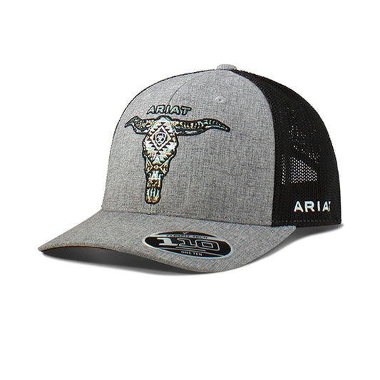 Men's Ariat Bull Skull Hat w/ Snapback